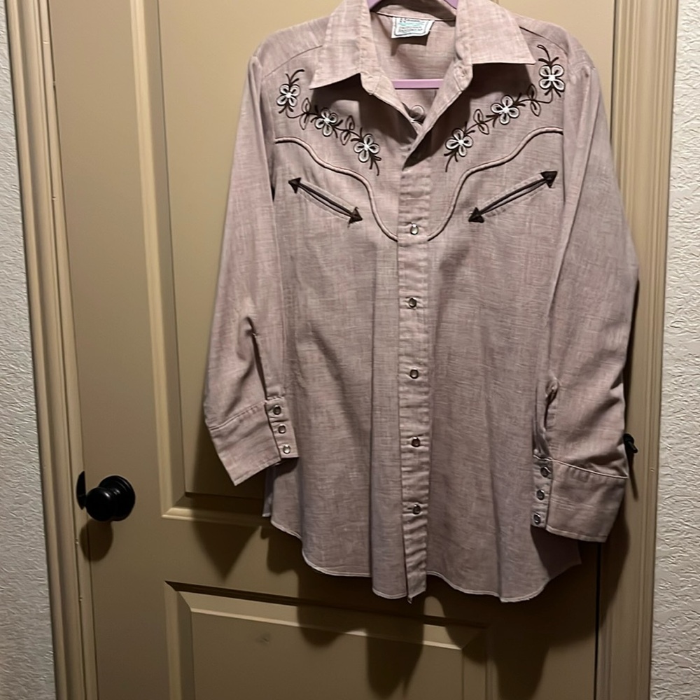 Vintage H bar C western shirt